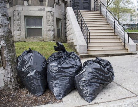 Responsible rubbish collection and recycling from a London customer job