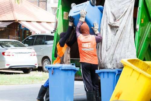 Commercial garbage collection for an office or shop in London