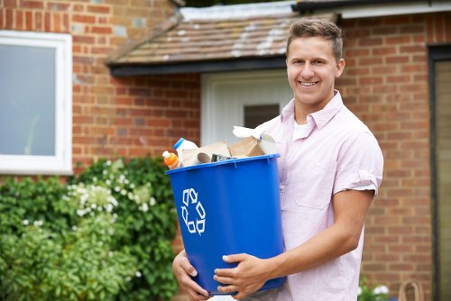 Commercial rubbish collection for a London business premises
